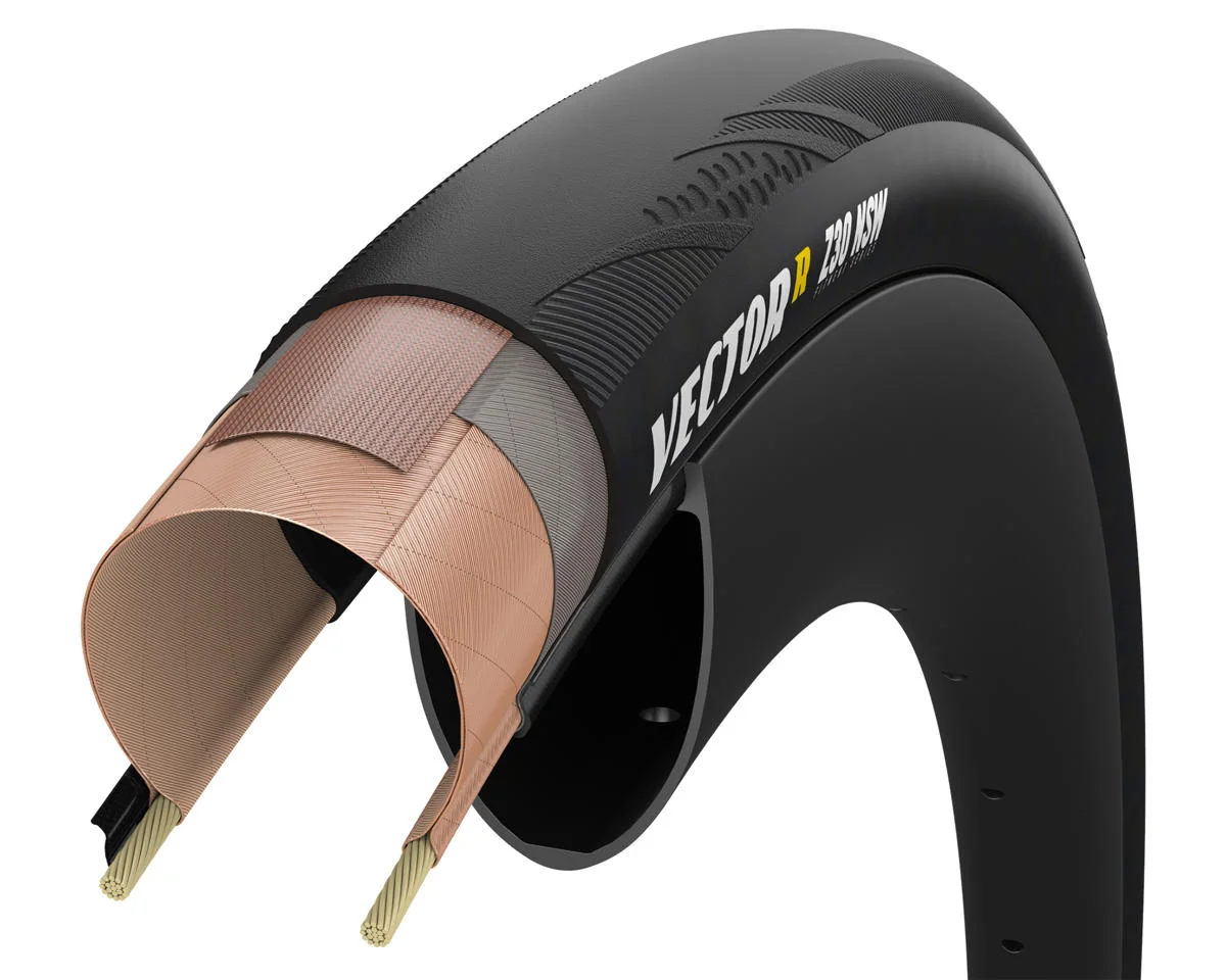 Goodyear VectorR Z30 NSW Tubeless Road Tire (700c) (30mm) (Dynamic:UHP) (Designed for Zipp 353 NSW Rims)